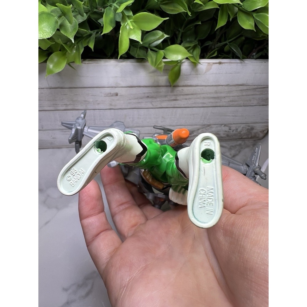 Power Rangers Lost Galaxy Green Armored Ranger Battle Mode 1998 1999 Armor Rare - Picture 4 of 5